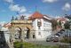  Plzeň Pivovar - Hlavní brána, Bayerův dům v pozadí